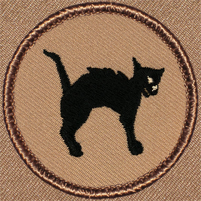 Black Cat Patrol Patch Ð Scout Patch