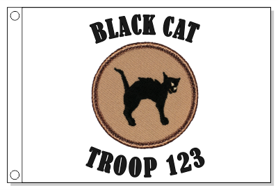 Black Cat Patrol Flag