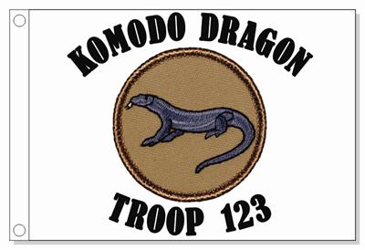 Komodo Dragon Patrol Flag