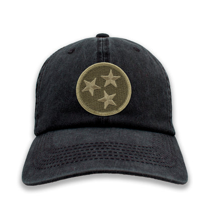 OD Green Subdued Tennessee Tristar Ball Cap or Trucker Hat