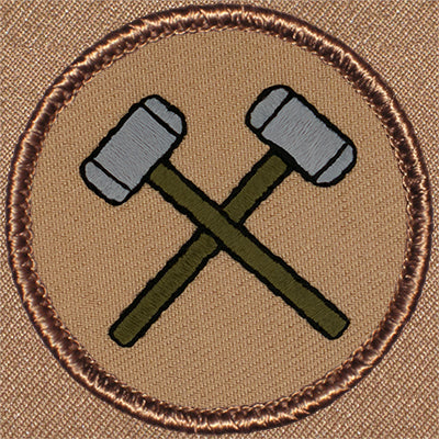 Crossed Sledgehammers Patrol Patch Ð Scout Patch