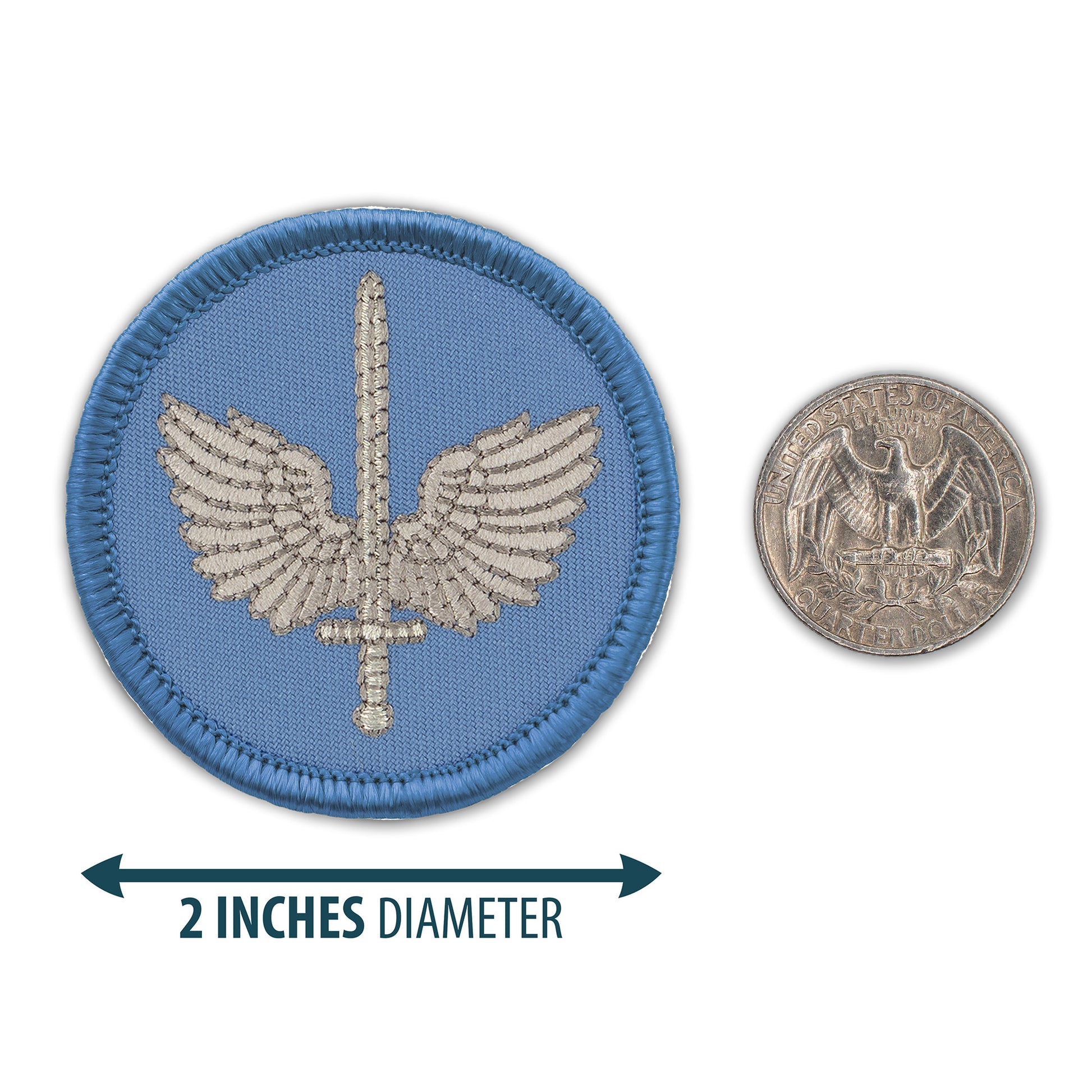 Archangel 2” embroidered scout patrol patches