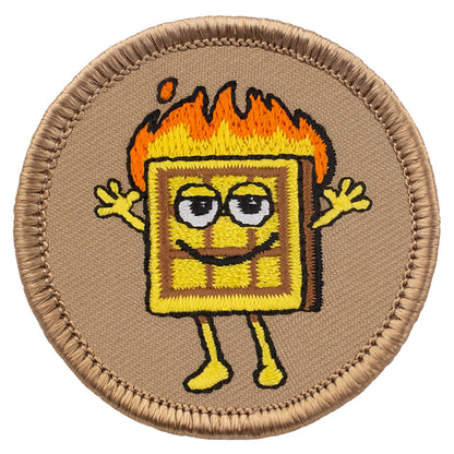Flaming Waffle Patrol Patch
