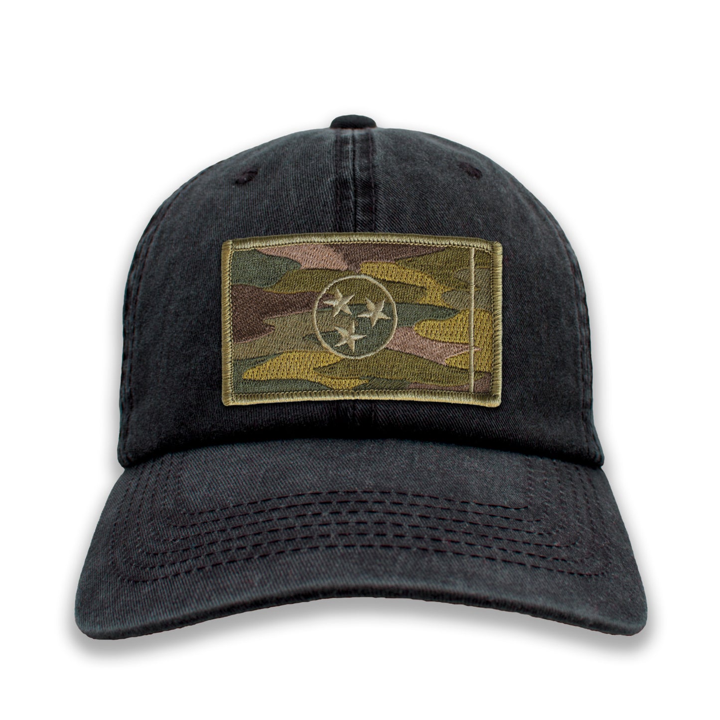 Subdued Camo Tennessee State Flag Ball Cap or Trucker Hat