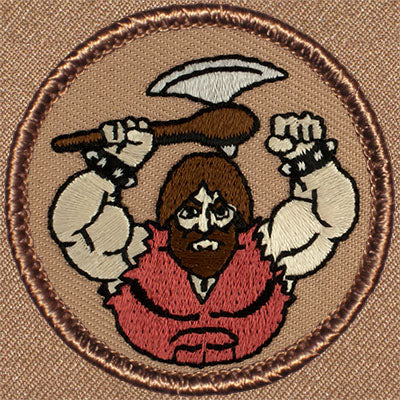 Viking Man Patrol Patch Ð Scout Patch