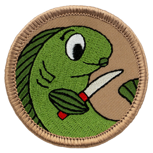 Whittling Fish Scout Patrol Patches