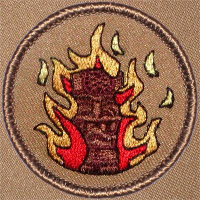 Flaming Tiki Patrol Patch
