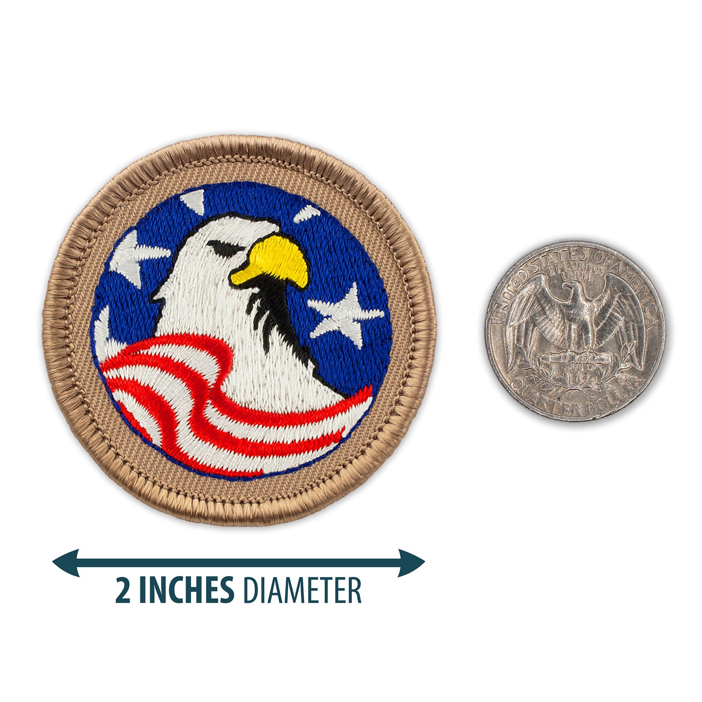 Patriotic Eagle Patrol Patch