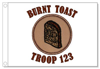 Burnt Toast Patrol Flag