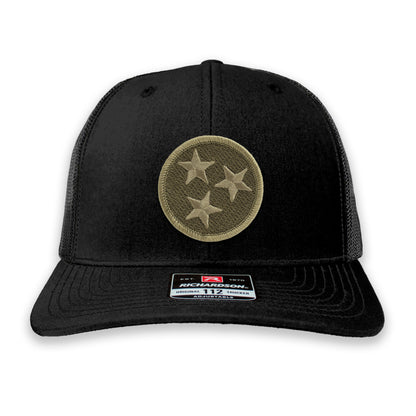OD Green Subdued Tennessee Tristar Ball Cap or Trucker Hat