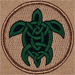Celtic Turtle Patrol Patch (#247,247A,247B)| Desired Color| Green #247
