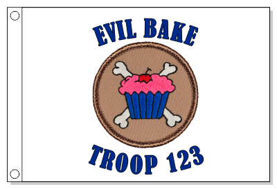 Evil Bake Sale Patrol Flag