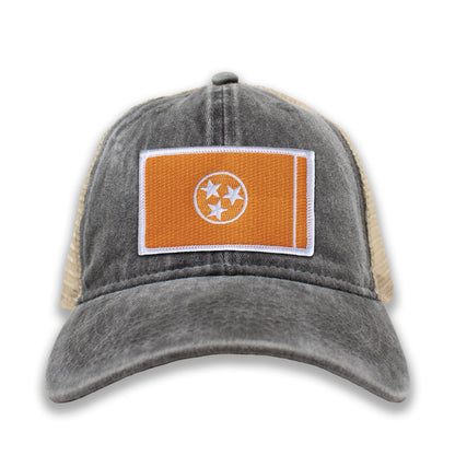Orange Tennessee State Flag Ball Cap or Trucker Hat