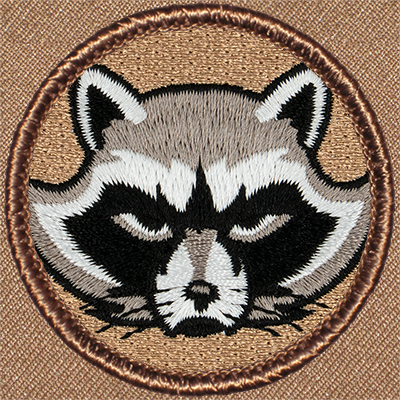 Angry Raccoon Patrol Patch Ð Scout Patch