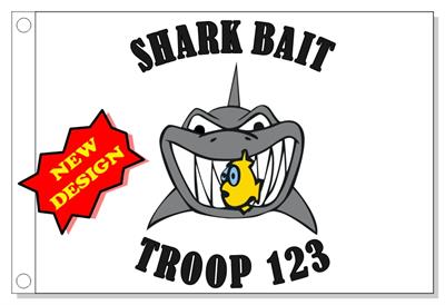 Shark Bait Patrol Flag