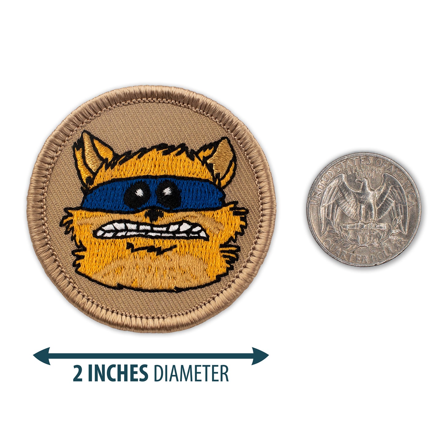 Ninja Pomeranian Patrol Patch