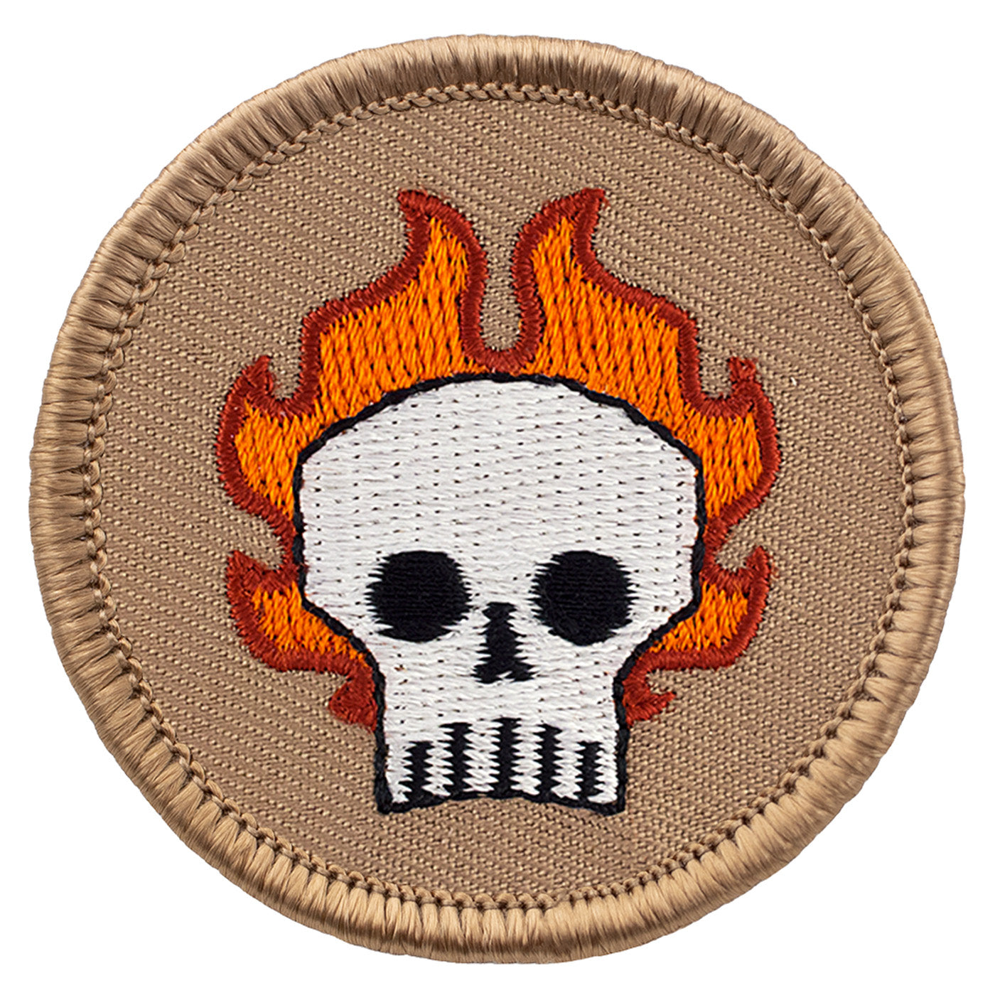 Flaming Skull Patrol Patch