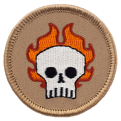 Flaming Skull Patrol Patch