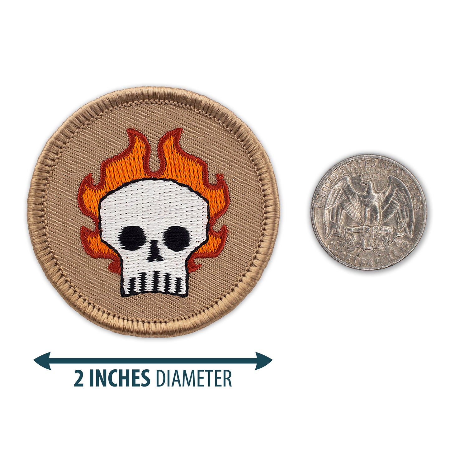Flaming Skull Patrol Patch