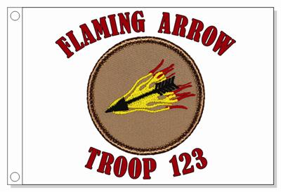 Flaming Arrow Patrol Flag