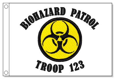 Biohazard Patrol Flag