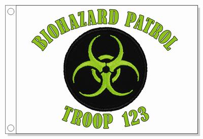 Biohazard Patrol Flag