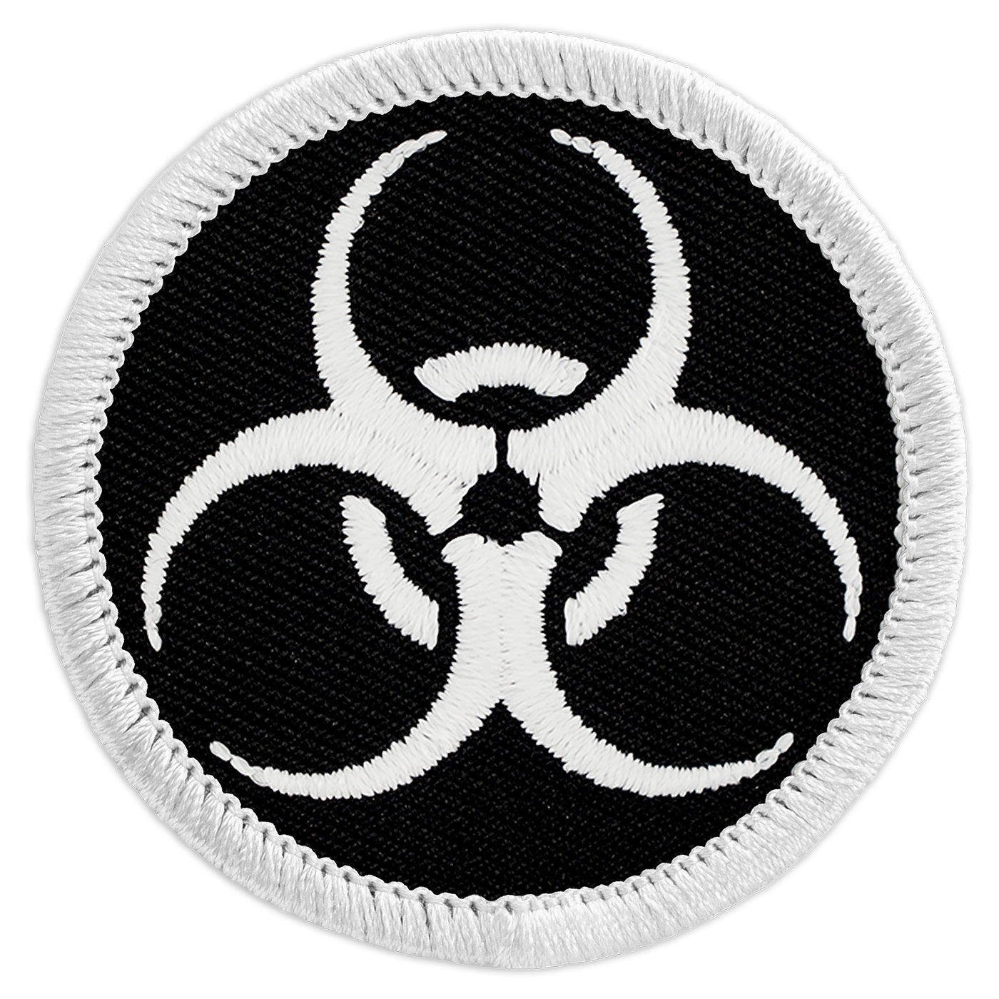 Glow Biohazard Symbol Scout Patrol Patches