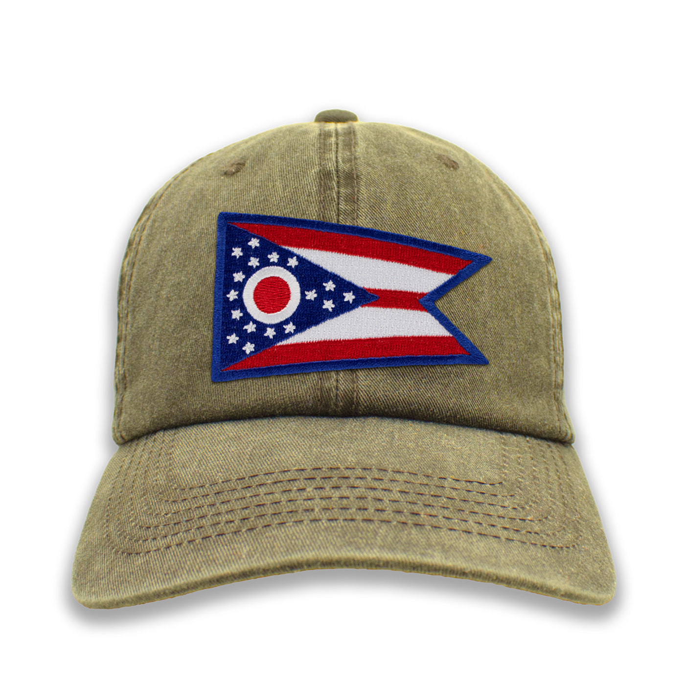Ohio State Flag Ball Cap or Trucker Hat
