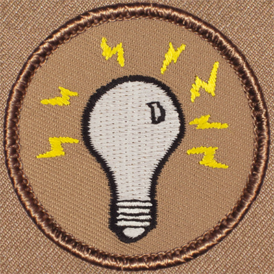 Light Bulb Patrol Patch Ð Scout Patch