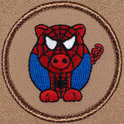 Spider Pig Costume Patrol Patch Ð Scout Patch