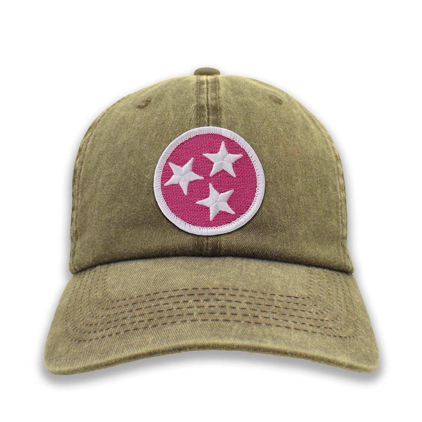 Pink & White Tennessee Tristar Ball Cap or Trucker Hat