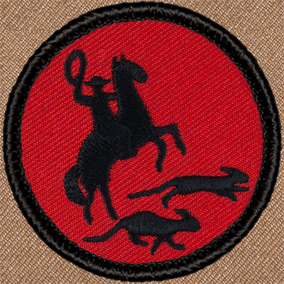 Retro Cat Herders Patrol Patch (#283R) - Sew-on Scout Patch