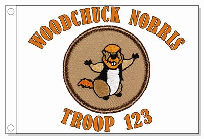 Woodchuck Norris Patrol Flag