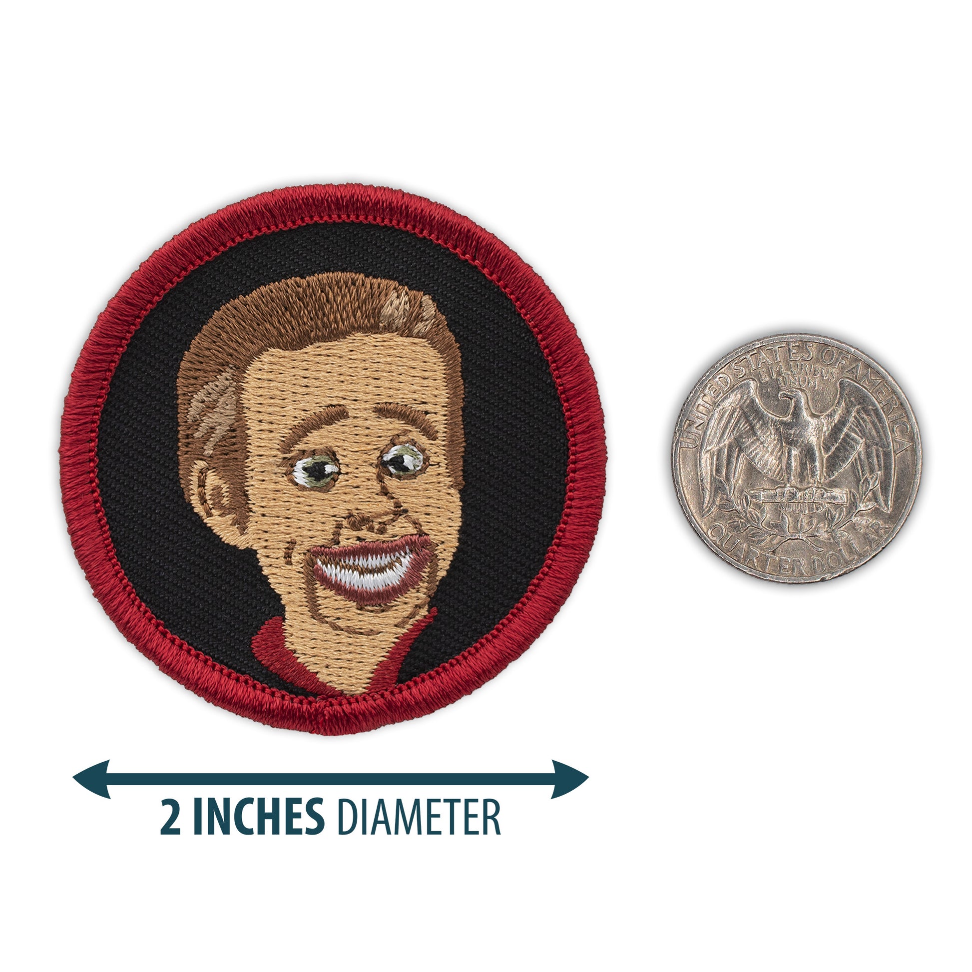 Ventriloquist Puppet 2” embroidered patches