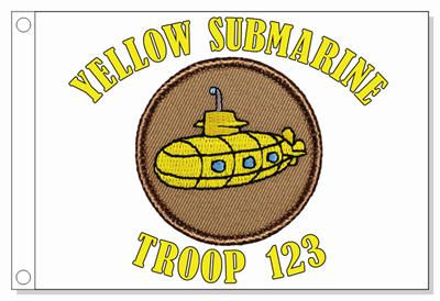 Yellow Submarine Patrol Flag