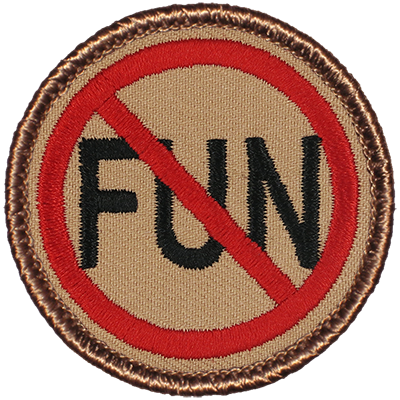 No Fun Scout Patrol Patches