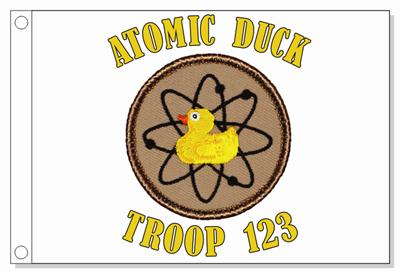 Atomic Duck Patrol Flag