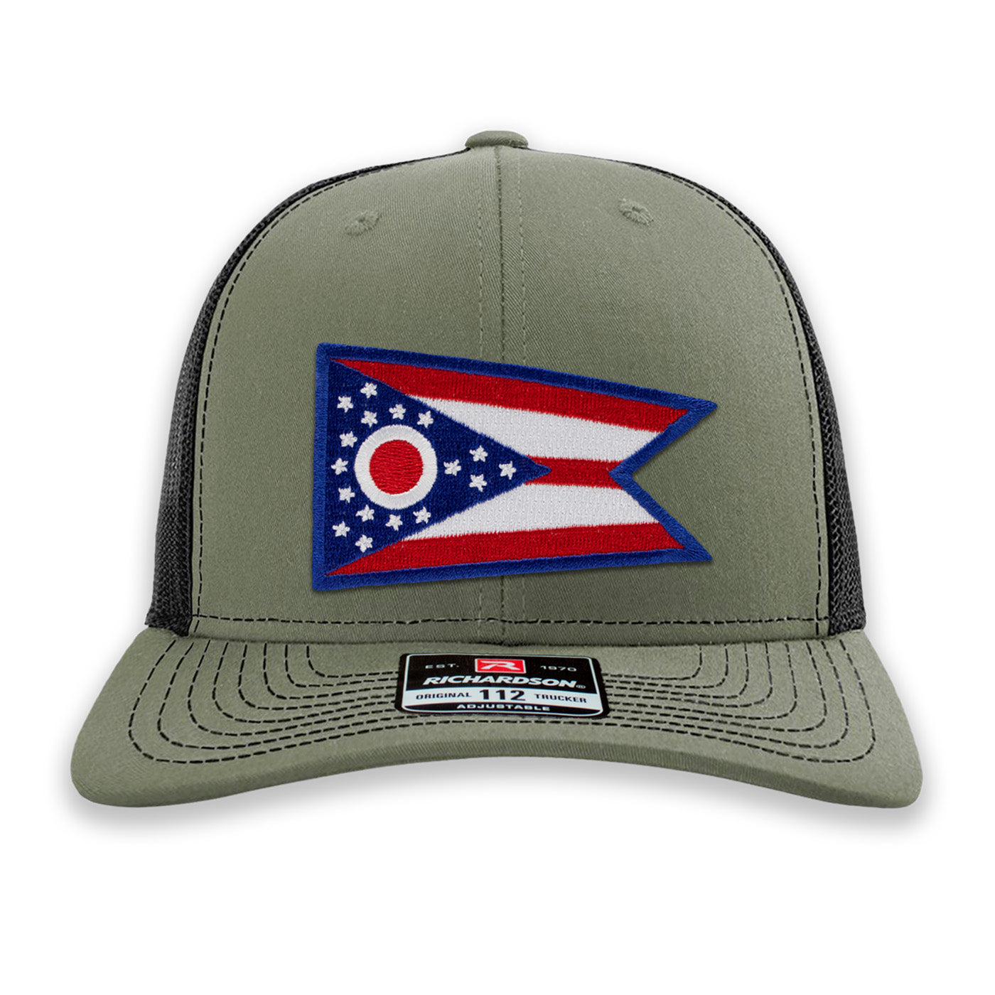 Ohio State Flag Ball Cap or Trucker Hat