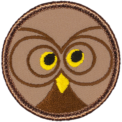 Owl Face Scout Patrol Patches