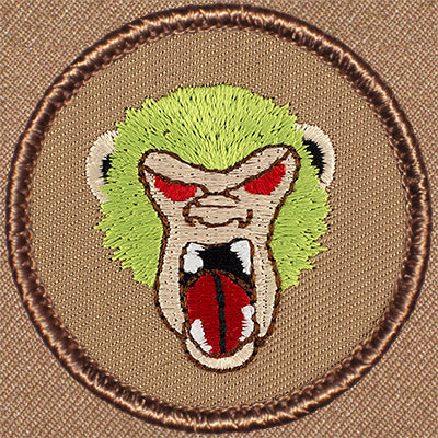 Mean Monkey Patrol Patch Ð Scout Patch