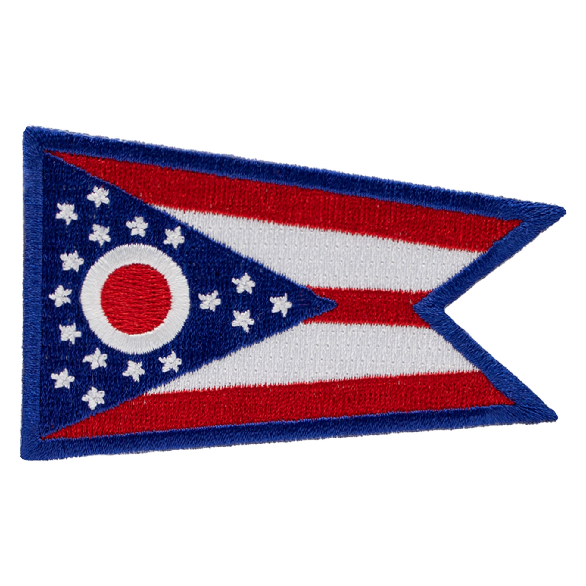 Ohio embroidered state flag patch
