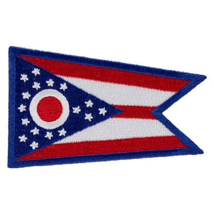 Ohio embroidered state flag patch