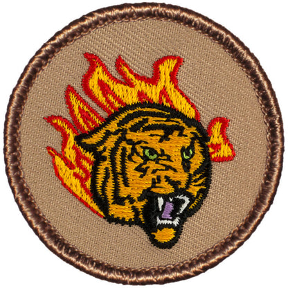 Flaming Tiger Patrol Patch
