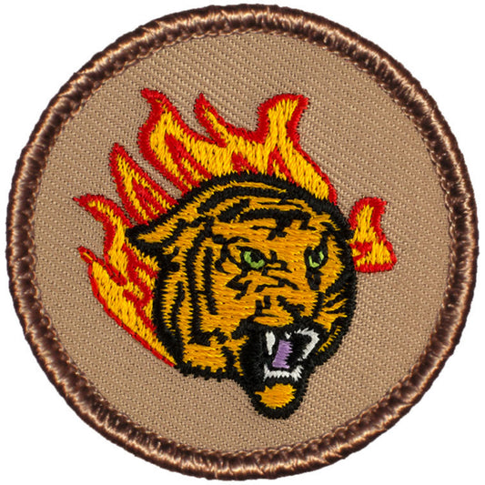 Flaming Tiger Patrol Patch