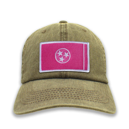 Pink Tennessee State Flag Ball Cap or Trucker Hat