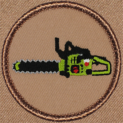 Chainsaw Patrol Patch Ð Scout Patch