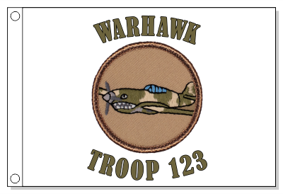 P-40 Warhawk Patrol Flag