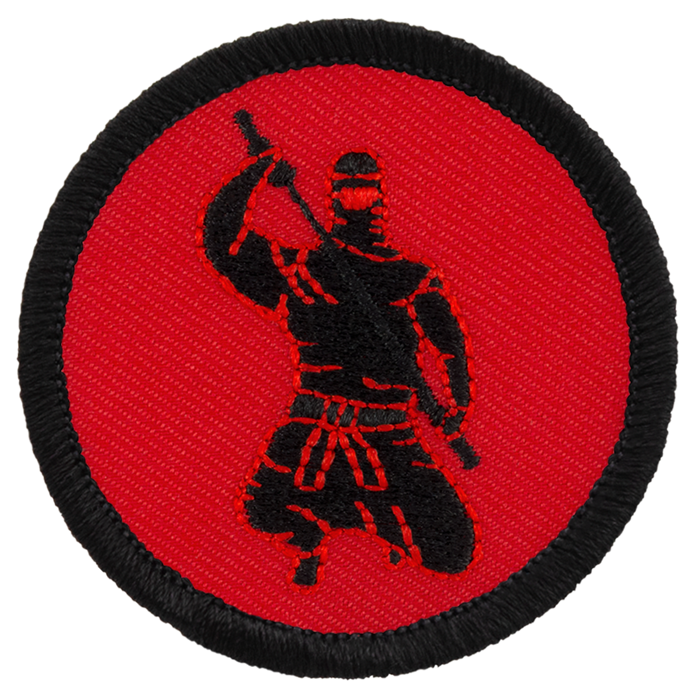 Retro Ninja Silhouette Patrol Patch
