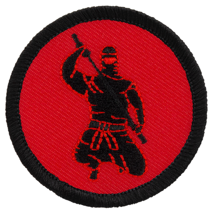 Retro Ninja Silhouette Patrol Patch