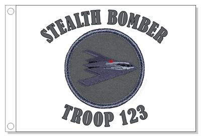 Stealth Bomber  Patrol Flag